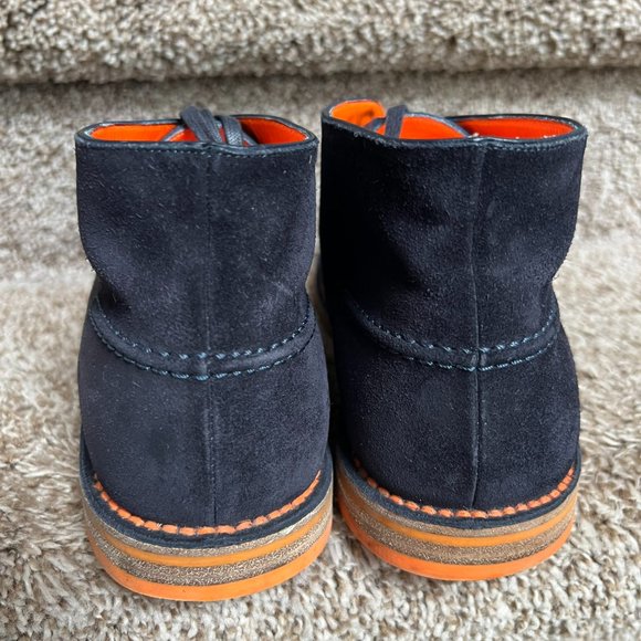 Louis Vuitton Men's Navy Suede Boots- - Picture 10 of 16